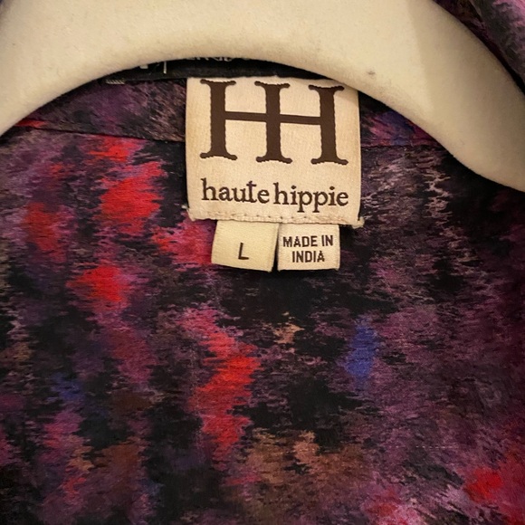 Haute Hippie for Bergdorf Goodman Floral Top size Large - Picture 3 of 3